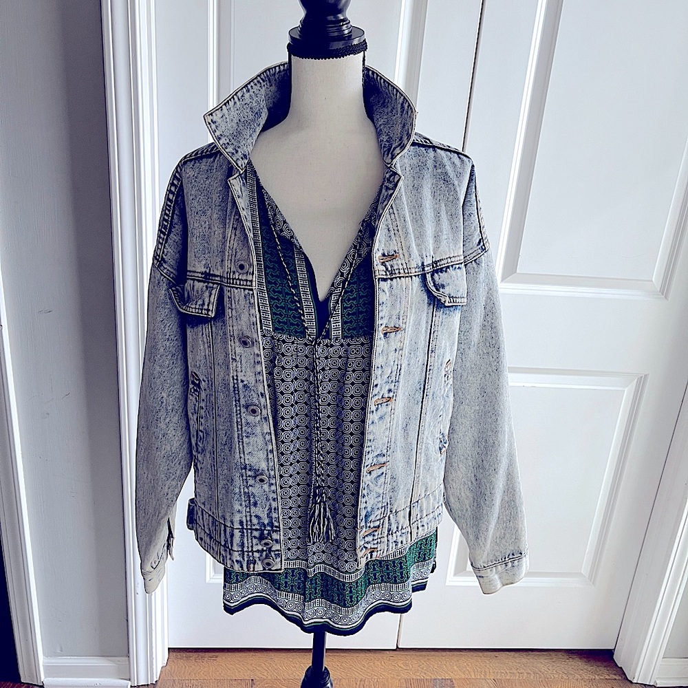 NUOVO Industriale Jean Jacket, Ladies Small EUC
